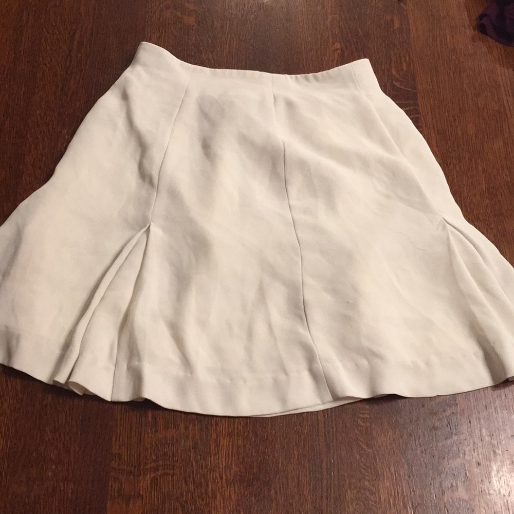 White skirt